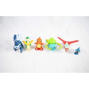 lot of 6 assorted pokemon figures Burger King toys charizard, gyarados bulbasaur